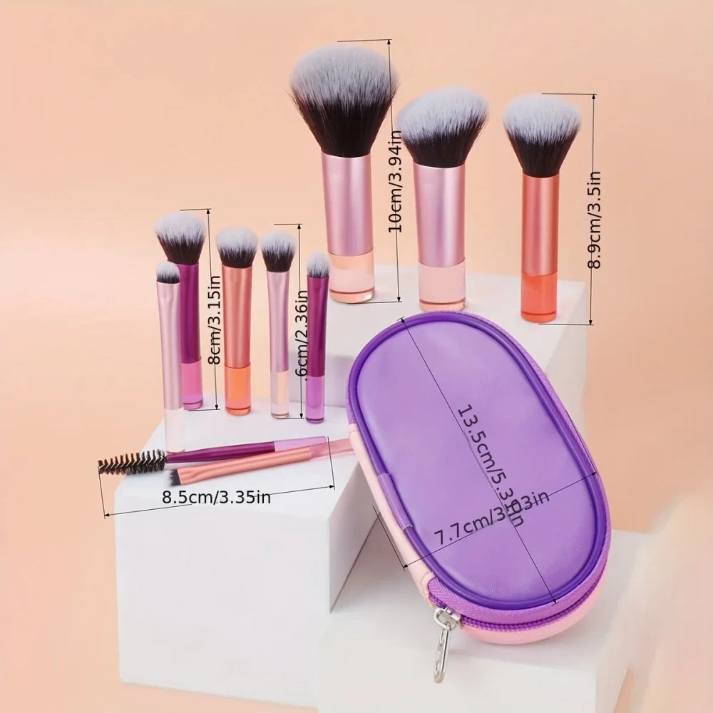 Travel Makeup Brush Set